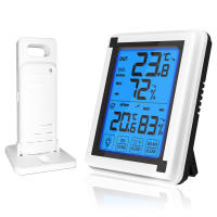 Estación Meteorológica Digital Inalámbrica Con Pantalla Táctil Sensor De Clima Exterior Y Luz De Fondo Termómetro Y Higrómetro Para Interior Y Exterior - details 1