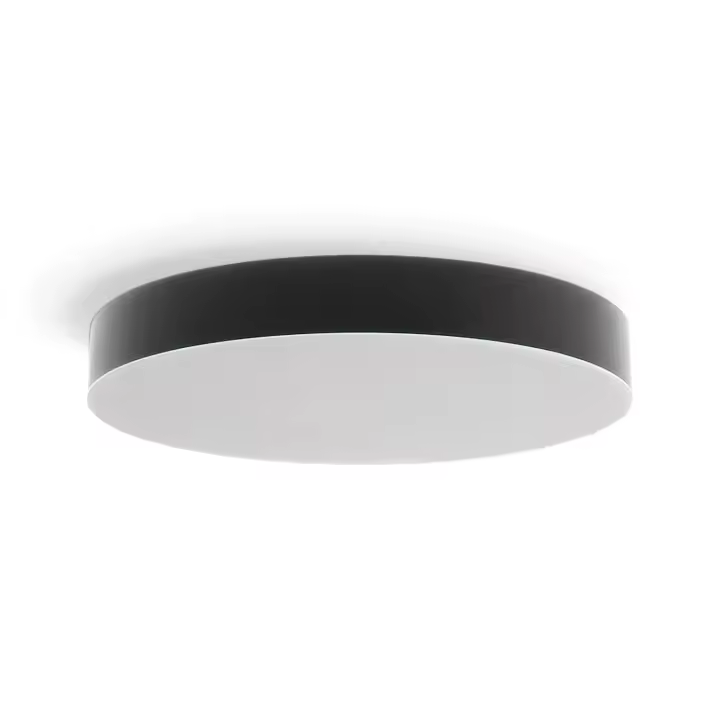 IluminaShop - Plafon LED Circular Negro Regulable CCT 24W - 1