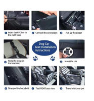 Fundas Para Asiento De Coche Para Perros Y Gatos Impermeable Hamaca De Transporte Acolchada Para Pequeños Y Medianos Perros - details 7