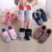 Zapatillas De Invierno Para Mujer Con Dibujos De Gato No Escolapadas Calientes Para El Interior De La Casa Zapatos De Piso - details 13