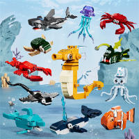 Bloques De Construcción Tema Jardín De Vegetales Y Animales Lindos Dragonfly Spider Mantis Centipede Grasshopper Honeybee Para Niños Mayor De 6 Años Material ABS Sin Batería - details 16