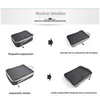 Cubos De Empaque Plegables Y Comprimibles Impermeables Para Viaje Bolsa De Almacenamiento De Nylon Organizador De Maleta Con Manillar - details 3