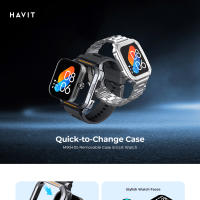 HAVIT HV-M9040S Smartwatch, Pantalla Completa 1,91", Llamadas Bluetooth, IP67 Resistente al Agua, 100+ Modos Deportivos, Monitor de Ritmo Cardíaco y Oxígeno en Sangre, Seguimiento de Sueño, Asistente de Voz, Compatible con Android/iOS - details 0