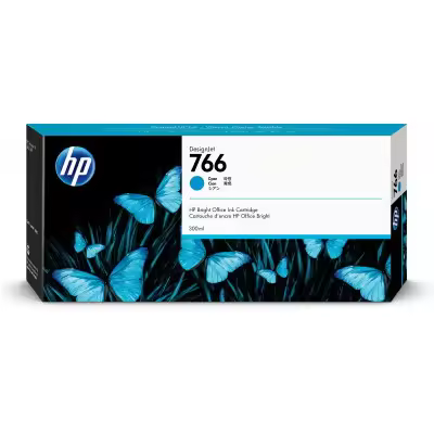 Hp 766 cyan cartucho de tinta original - p2v89a - 1