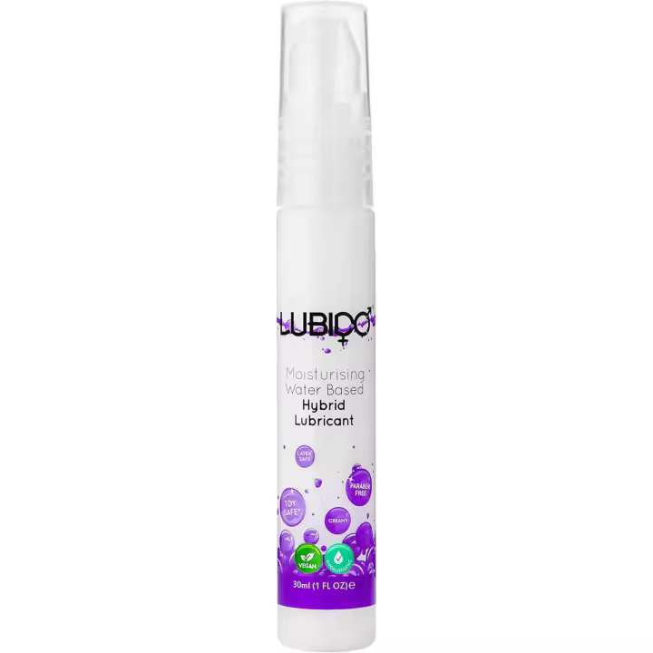 Lubido Lubricante Híbrido Hidratante 30ml – Base Agua y Sin Parabenos | Placer Hidratante de Bolsillo para un Verano Caliente, de Playa, Fiesta y Tentación - 1
