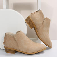 SP Zapatos de mujer de talla Grande otoño 2012 Botas de ante para Mujer Botas Chelsea Martin para Mujer Botas Cortas y Botas desnudas de estilo Británico, - details 0