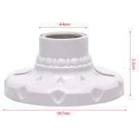 Soporte De Bombilla LED E27 De Cerámica Base Redonda Para Lámpara 6A 220V Soporte De Luces Colgantes Material ABS - details 0