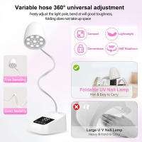 Lámpara De Uñas LED UV Mini Secador De Uñas Plegable 360° Lámpara De Secado De Uñas Para Manicura Con Iluminación Ultravioleta - details 5