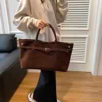 Bolso De Hombro Para Mujer Gran Capacidad Retro De Otoño/Invierno Diseño De Niche Alta Calidad Bolso De Mano Para Comercio Bolsa De Tote - details 12