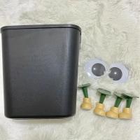Bandeja De Basura Grande Con Ojos Divertidos Y Pies Para Casa Oficina Baño Contenedor De Residuos Para Cocina Recipiente De Papel Papelera - details 3