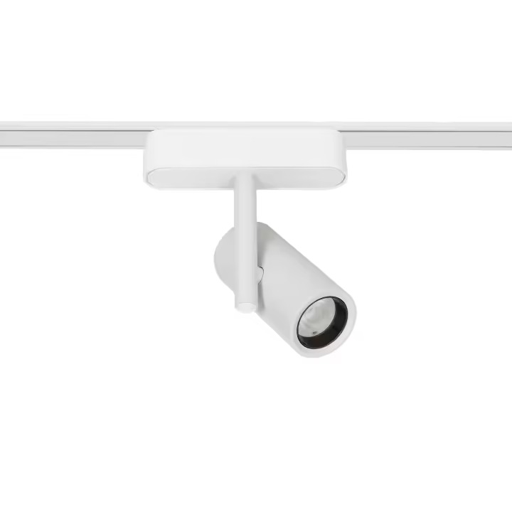Ledkia Foco Carril LED Magnético 25mm SuperSlim Cuarzo 8W 48V Blanco 2700K Blanco Cálido - 1