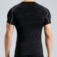 Camiseta De Compresión Para Hombres MMA Rashguard Boxeo Camiseta Corta De Entrenamiento En El Gimnasio Fitness Deportes Jiu Jitsu - details 16