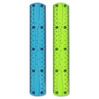 REGLA PVC FLEXIBLE 15/20/30cm COLORES SURTIDOS BISMARK - COLORES A ELEGIR - details 3