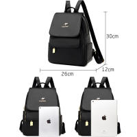 Mochila De Cuero Genuino Alta Calidad Para Mujer Gran Capacidad Bolso De Hombro Escolar Para Teenage Girls Viaje Diseñador Sac a Dos - details 7