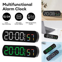 Reloj De Mesa Digital Con Control De Voz Alarma Dual Temporizador Modo Nocturno 12/24H LED Reloj De Pared Para El Despacho - details 0