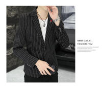 Chaleco De Negocios Para Hombre Estilo Británico Con Rayas Moda Casual De Lujo Para Bodas Y Banquetes Cierre Único Material Poliéster Y Viscosa - details 14