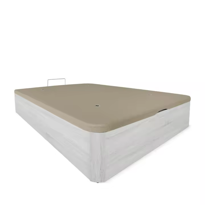 Canapé Abatible Reforzado Force - Gran almacenamiento - Cama individual y matrimonio - Fabricado en España - Base tapizada 3D Transpirable - Somnia Descanso [Envío y montaje incluido] - 1