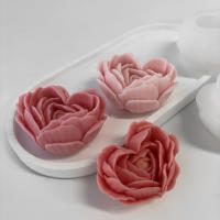 Molde De Silicona En Forma De Corazón De Rosa Romántica Para Velas Resina Y Chocolate Mold De Flor De Amor Para Decoración De Pasteles De Boda Día Del Amor - details 6