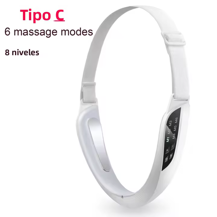 V Face Máquina Eléctrica Cinturón Levantador De Línea V Masajeador Facial Con Control Remoto Rejuvenecimiento De Piel Y Adelgazamiento Facial - 1