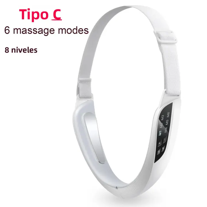 V Face Máquina Eléctrica Cinturón Levantador De Línea V Masajeador Facial Con Control Remoto Rejuvenecimiento De Piel Y Adelgazamiento Facial - 1