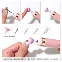 YIKOOLIN Máquina De Uñas Eléctrica 5 En 1 Con Luz Portátil Mini Herramientas De Manicura Para Eliminación De Gel - details 4