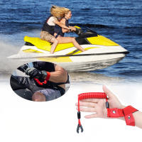 Cuerda De Apagado Para Barco Compatible Con Jet Ski Y Motor De Exterior De Marina Correa De Detención De Enganche En El Muñeca (rojo/azul) Accesorio Marítimo - details 2