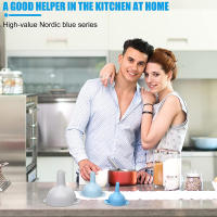 Funel De Cocina 4 En 1 Con Filtro Desmontable Funel Para Rellenar Botellas De Grado Alimenticio BPA-Free Eco-amigable - details 5
