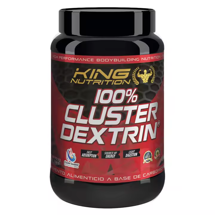 100% Cluster Dextrin 1Kg King Nutrition Ciclo dextrina carbohidratos - 1