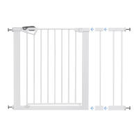 Ms - Barrera de Seguridad Autocierre de niños y Mascotas para Puertas y pasillos - - Máxima Polivalencia de 75 a 82 cm - Fácil de Instalar - details 2