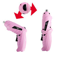 JENABOM Destornillador Eléctrico Mini Rosa 3.6v Herramienta De Poder Recargable Y Sin Cable Para Mantenimiento Doméstico - details 5