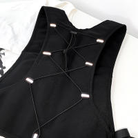 Chaleco Táctico Ligero Con Almacenamiento Y Bolsillo Reflectante Para Hombres Vestido De Cintura Moda Adecuado Para Viajes - details 1