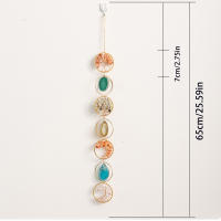 Colgante De Soñador Siete Anillos Colgante De Sol De Cristal Colorido Arcoíris Decoración Para Ventana Interior Coche Jardín Regalo - details 19