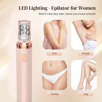 Depiladora y Afeitadora eléctrica 2 en 1 para mujeres Conduroma, depilación facial recargable USB, removedor de pelo portátil con luz LED para cara, piernas, bikini-350mAh batería de litio Gl - details 4