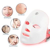 Máscara Facial LED Recargable 7 Colores Terapia Fotónica Belleza Rejuvenecimiento De Piel Levantamiento Facial Blanqueamiento Dispositivo De Belleza Para Uso Doméstico - details 3