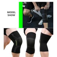 Protector De Rodilla Unica Tejido De Nylon Deporte Equitación Protección Deportiva Para Correr Baloncesto Saltar Cuerda Anticongelante Y Calor - details 3