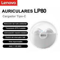 Lenovo LP80 TWS - Auriculares Inalámbricos con Bluetooth 5.0, Audio Estéreo de Alta Calidad, Resistencia al Agua IPX5, Reducción de Ruido ENC para Llamadas y Música, Diseño Cómodo y Duradero - details 1
