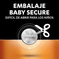 Pilas de botón de litio Duracell CR2032 - Extra duración - Tecnología Baby Secure - Recomendadas para Apple AirTag - Juego de 20 - details 2