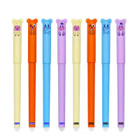 Juego De Bolígrafos De Gel Erasables Kawaii Con Punto Fino De 0.5 Mm Tinta Negra/Azul Para Escuela Y Oficina Suministros De Escritura - details 2