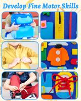 Juguete Educativo Para Bebés Montessori Con Botones Tablero De Actividades Para Niños Pequeños Fomenta Los Habilidades De Mano-Ojo Y Aprendizaje Viajero - details 20