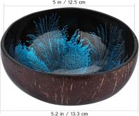 Cáscara de coco natural para el almacenamiento y el almacenamiento de claves - details 3