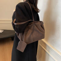 Bolso De Hombro Para Mujer De Cuero Suave Con Bolsillo Interior Y Cremallera Color Sólido Bolso De Mano Para Trabajo Y Viaje - details 3