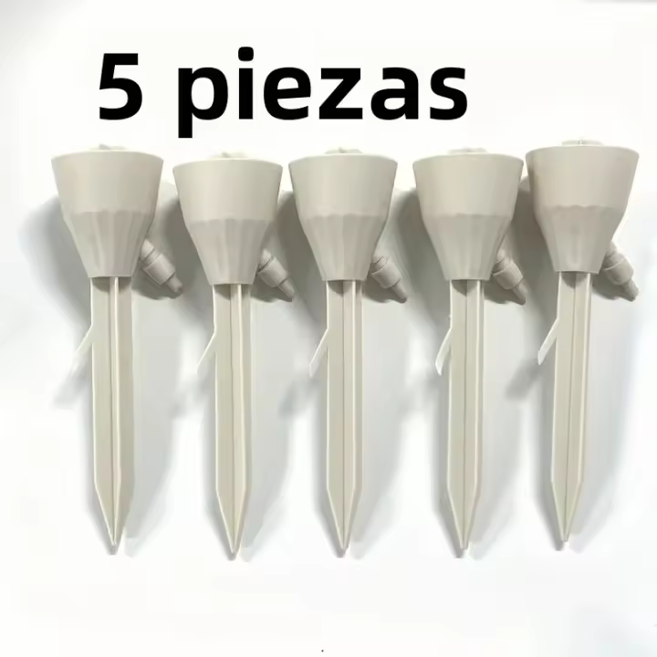Dispositivo De Riego Automático 5pcs Dispensador De Rociador De Agua Ajustable Para Plantas Suministros De Jardinería Para El Hogar - 1