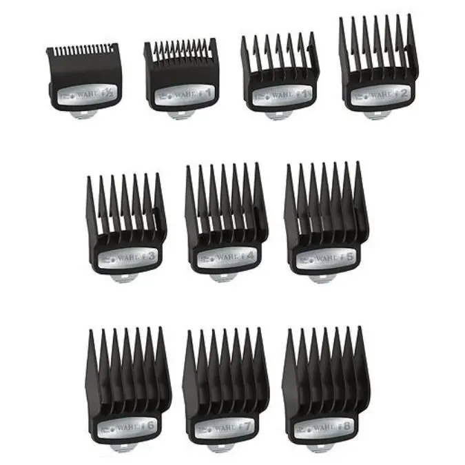 Kit Peines Wahl Premium para Cortar Pelo - 10 Peines Incluidos - 1