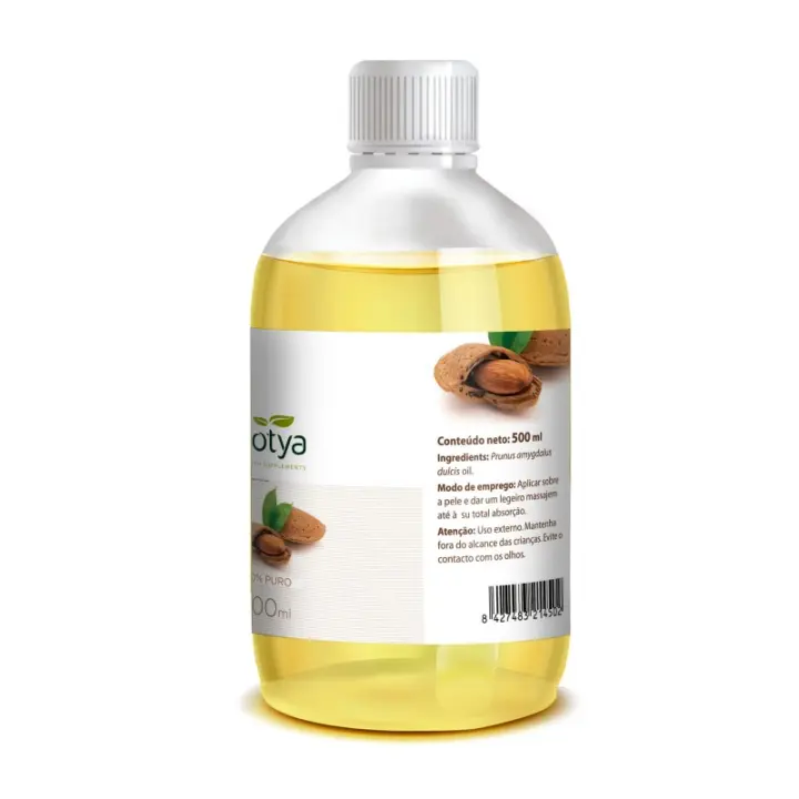 Aceite de Almendras Dulces Sotya 500 Ml - Hidratante para Piel Seca y Suavizante para Cabello - 1
