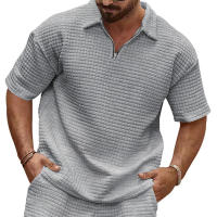 Camiseta Casual Para Hombres Verano 2024 Cuello Redondo Color Sólido Manga Corta Transpirable Y Cómoda Disponible En Varias Tallas Y Colores - details 20