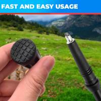 1-10Pc Punta De Bastón Antideslizante De Goma Para Palas De Trekking Protección Duradera Para Bastones De Caminar Accesorios De Bastón - details 3