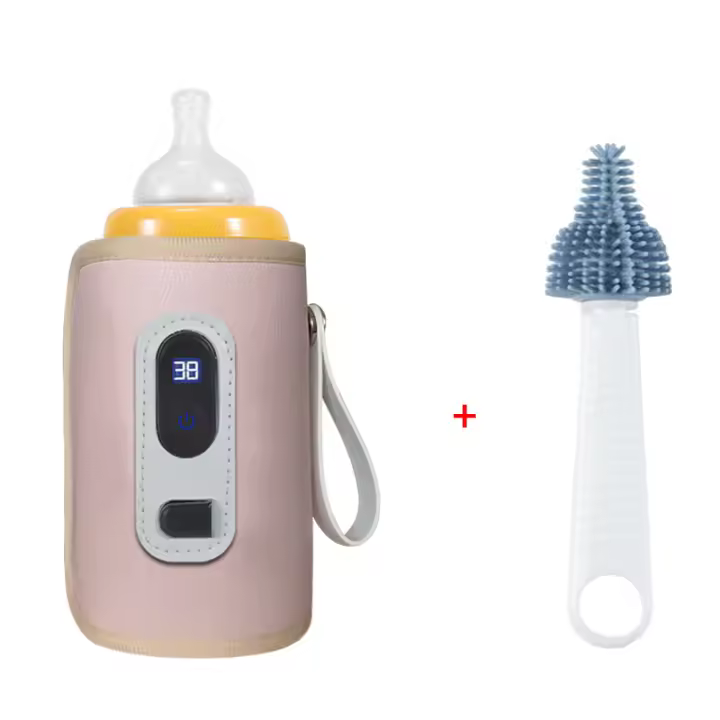 Calentador De Botella De Leche Y Fórmula USB Con Pantalla LED 5 Temperaturas Ajustables Portátil Para Bebés Calentador De Leche Materna - 1