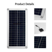 Kit De Panel Solar 1000W Con Inversor 12V Controlador De Batería 10A 60A Para Camping Caravana RV Casa Móvil Al Aire Libre - details 5