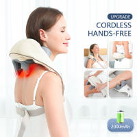 Masajeador Inalámbrico De Cuello Y Espalda Foreverlily Relajante Para El Trapezius Y Cervical Consola De Masaje Shawl Para El Cuello - details 24