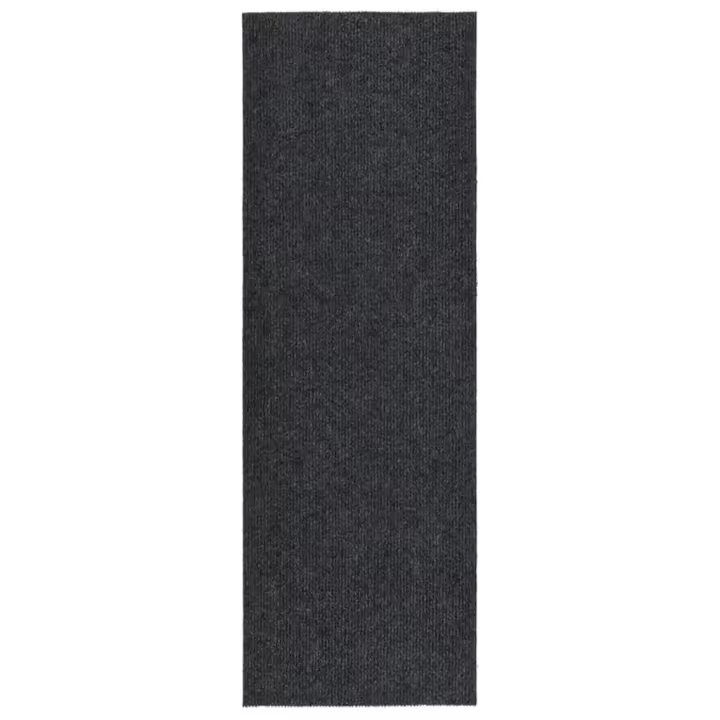 vidaXL Alfombra de pasillo atrapa suciedad 100x300 cm Color Antracita,  Gris,  y mas Alfombras de área  Alfombra de Piso para Sala de Estar Dormitorio Habitación Salón - 1
